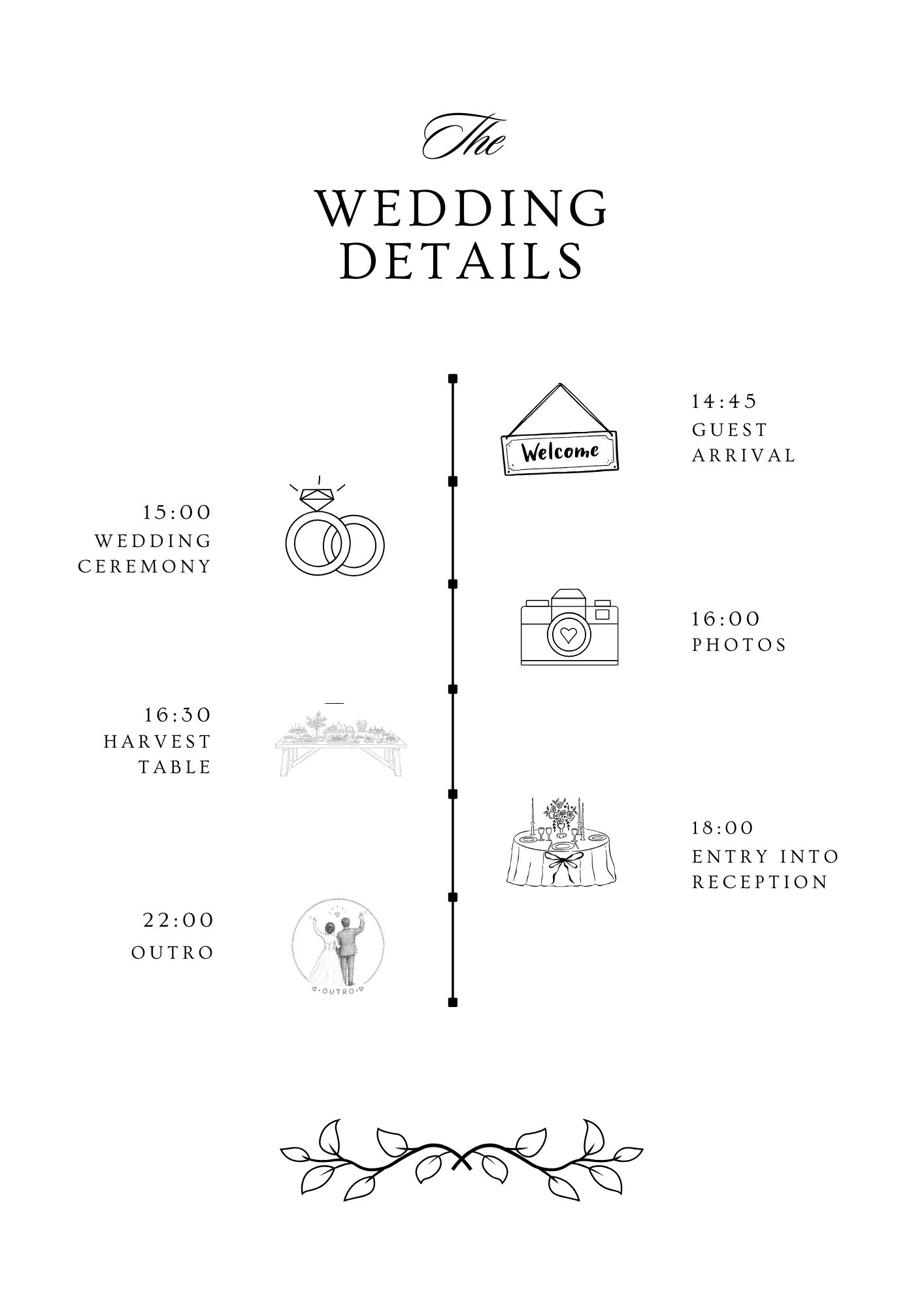 Wedding Timeline